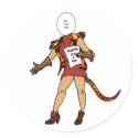 Stickers: "Foxy Lady" by VintagePets Stickers: "Foxy Lady"