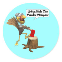 Stickers - Funny Thanksgiving Turkey by thanksgiving_tshirts Stickers - Funny Thanksgiving Turkey