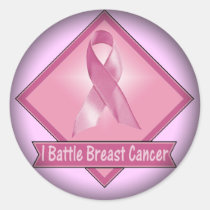 Stickers - I Battle Breast Cancer stickers