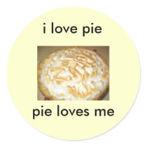 stickers, i love pie, pie loves me by rosebudfurr stickers, i love pie, pie loves me