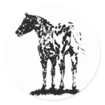 STICKERS--LEOPARD APPALLOSA by ma9168 STICKERS--LEOPARD APPALLOSA