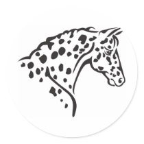 STICKERS--LEOPARD APPALOOSA by ma9168 STICKERS--LEOPARD APPALOOSA