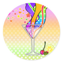 Stickers - Maxxed Pop Art Martini