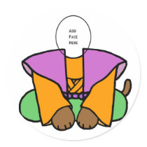 Stickers: "Meditation" by VintagePets Stickers: "Meditation"
