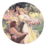 Stickers:  Mucha - Spirit of Spring