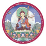 STICKERS Padmasambhava / Guru Rinpoche-with mantra