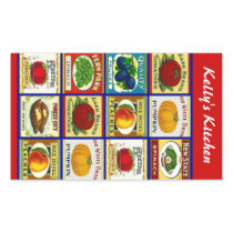 Stickers Personalized vintage Can-Labels Kitchen