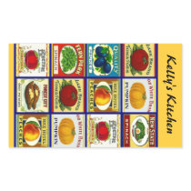 Stickers Personalized vintage Can-Labels Kitchen