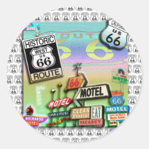 Stickers - Route 66 The Mother Road