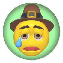 Stickers - Sad Thanksgiving Pilgrim