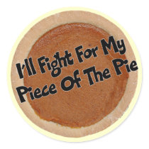 Stickers - Thanksgiving Pumpkin Pie by thanksgiving_tshirts Stickers - Thanksgiving Pumpkin Pie