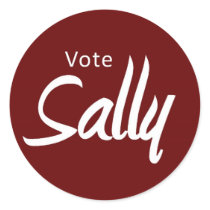 stickers - vote Sally by vote4sally stickers - vote Sally