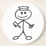 Stickman Army Beverage Coasters