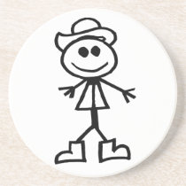 Stickman Cowboy Coasters