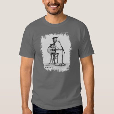 Stickman - Guitar Mens T Shirt