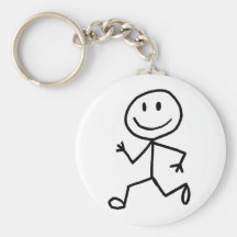 Stickman Runner Key Chains