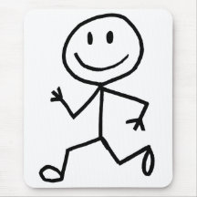 Stickman Runner Mousepads