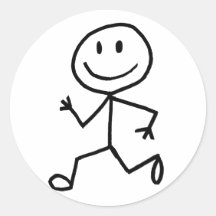 Stickman Runner Stickers