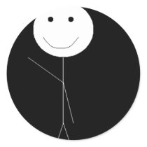 Stickman Waving stickers
