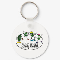 Sticky Pickle Logo keychains by digitalmagic Sticky Pickle Logo keychains