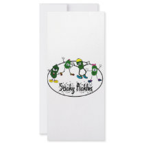 Sticky Pickle Logo rack cards by digitalmagic Sticky Pickle Logo rack cards