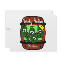 Sticky Pickles invitations by digitalmagic Sticky Pickles invitations