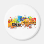 Sticky Refrigerator Magnets