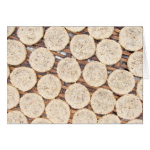 Sticky rice cakes in Laos Greeting Cards