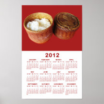 Sticky Rice [Khao Niao] 2012 Calendar Posters