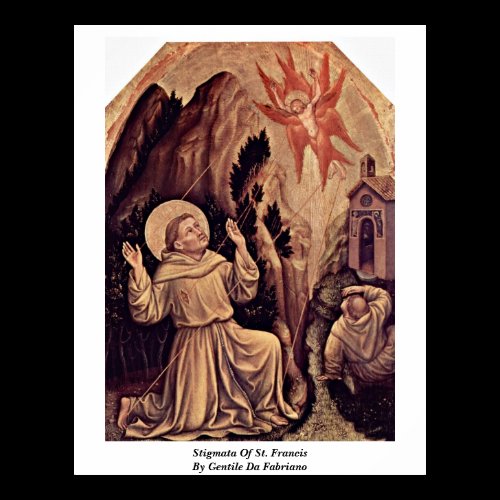 Stigmata Of St. Francis By Gentile Da Fabriano Poster