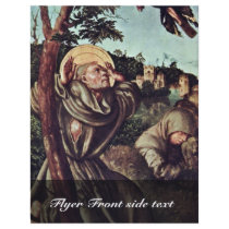 Stigmatization Of St. Francis By Cranach D. Ä. Luc Personalized Flyer