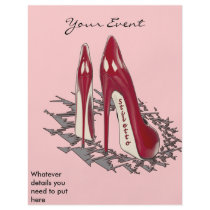 Stiletto Art - Shoe Fetish - Burgundy Flyer