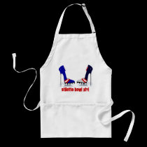 Stiletto Bowl Big Game Party Apron aprons