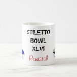 stiletto bowl game day coffee mug