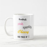 Stiletto Bowl XLV Pink Sparkly Cheesy Mug