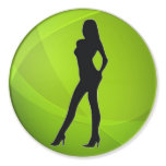 Stiletto Girl Sticker