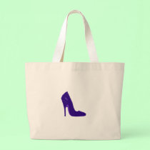 Stiletto Heel Right Side Blue The MUSEUM Zazzle Gi bags