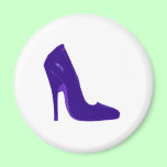 Stiletto Heel Right Side Blue The MUSEUM Zazzle Gi magnets