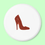 Stiletto Heel Right Side Brown The MUSEUM Zazzle G magnets
