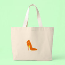 Stiletto Heel Right Side Gold The MUSEUM Zazzle Gi bags