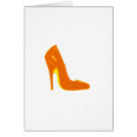Stiletto Heel Right Side Gold The MUSEUM Zazzle Gi Cards