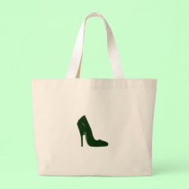 Stiletto Heel Right Side Green d The MUSEUM Zazzle bags