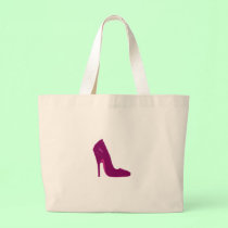 Stiletto Heel Right Side Magenta The MUSEUM Zazzle bags