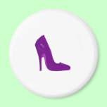 Stiletto Heel Right Side Purple The MUSEUM Zazzle magnets