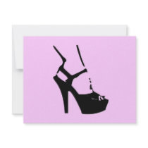 Stiletto invitations