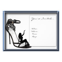 Stiletto Shadow Invitation