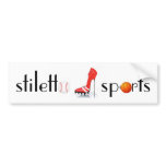 Stiletto Sports Official Bumper Stickers