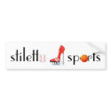 Stiletto Sports Official bumper stickers