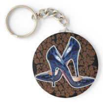 Stiletto's Brown Cat Spots Keychain