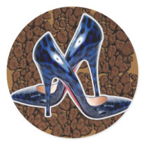 Stiletto's Brown Cat Spots Stickers
